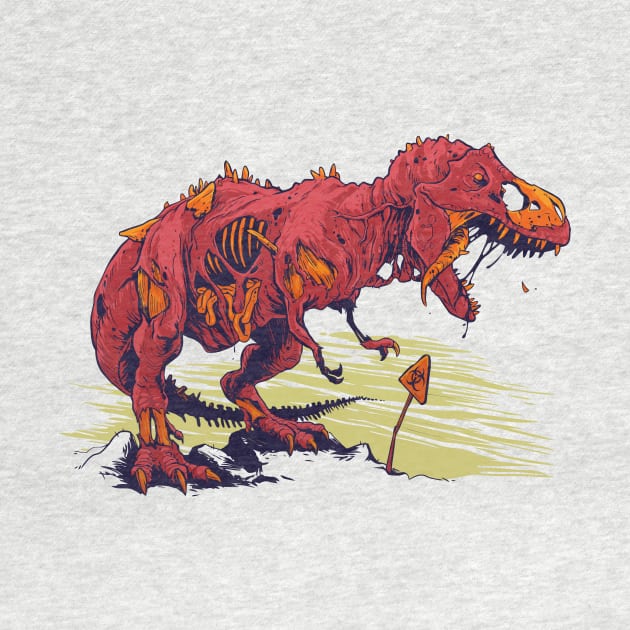 Zombie Rex by WorldDinosaurs